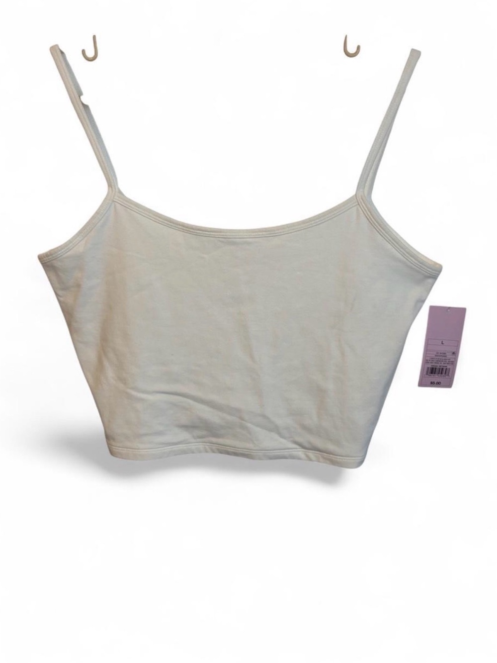 NWT Target Wild Fable White Crop Tank Top L
